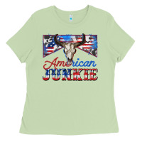 Matcha American junkie Ladies Tee - Zillion Design Studio