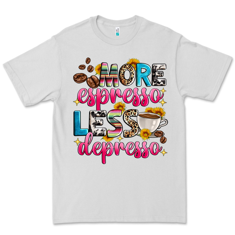 More Espresso Less Depresso Premium Tee by Zillion Design Studio | Teevron