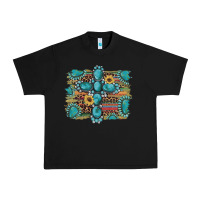 Black western gemstone cross sunflowers serape leopard glitter Urban Heavy Tee - Artiststas