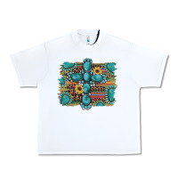 White western gemstone cross sunflowers serape leopard glitter Urban Heavy Tee - Artiststas
