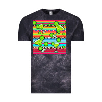 Cloud Black margarita serape seamless pattern Vintage Tee - BundleAndBundleShop