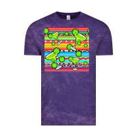 Cloud Purple margarita serape seamless pattern Vintage Tee - BundleAndBundleShop