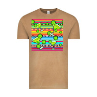 Vintage Camel margarita serape seamless pattern Vintage Tee - BundleAndBundleShop
