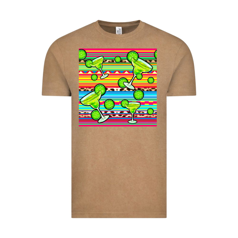 Margarita Serape Seamless Pattern Vintage Tee by BundleAndBundleShop | Teevron