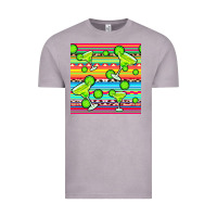 Vintage Zinc margarita serape seamless pattern Vintage Tee - BundleAndBundleShop