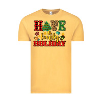 Vintage Mustard have a lovely holiday with gloves Vintage Tee - AdoDesignShop