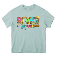 Arona river squad with leopard Heavy Core Tee - texasbilliewilder