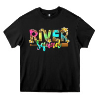 Black river squad with leopard Heavy Core Tee - texasbilliewilder