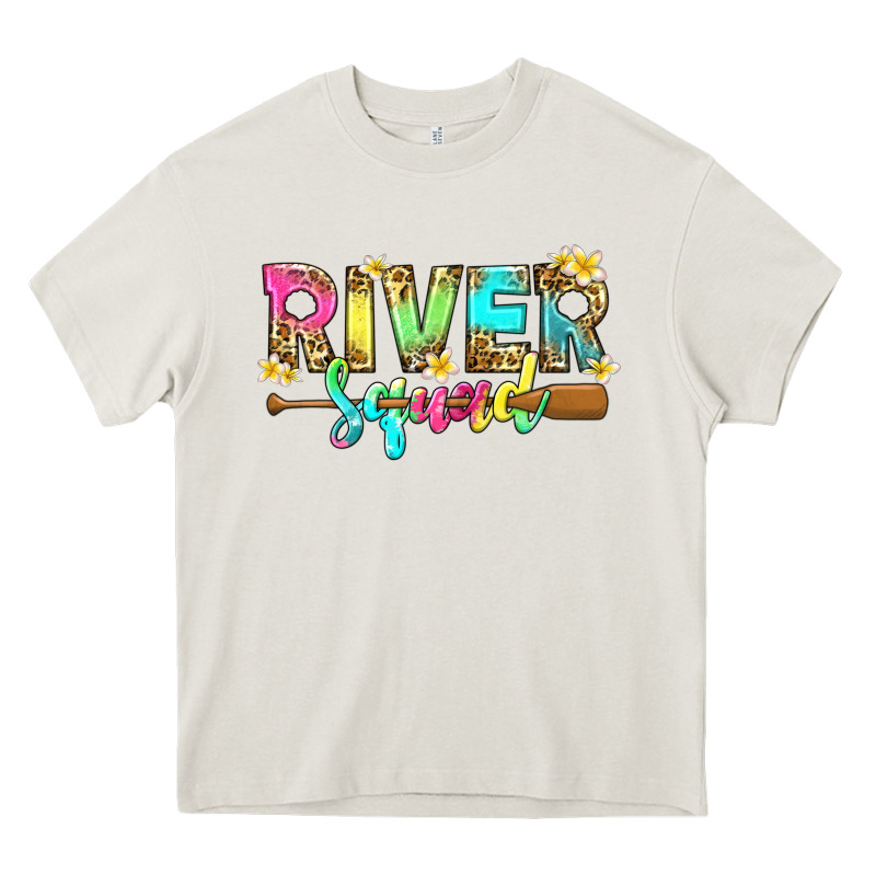 River Squad With Leopard Heavy Core Tee by texasbilliewilder | Teevron