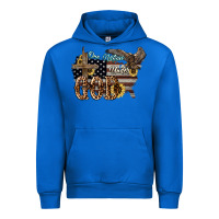 Cobalt One nation under god 4th of july Urban Hoodie - HowdyJamesFarm