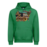 Emerald One nation under god 4th of july Urban Hoodie - HowdyJamesFarm