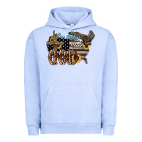 Pigment Grape Ice One nation under god 4th of july Urban Hoodie - HowdyJamesFarm