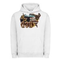 Pigment Lunar Rock One nation under god 4th of july Urban Hoodie - HowdyJamesFarm