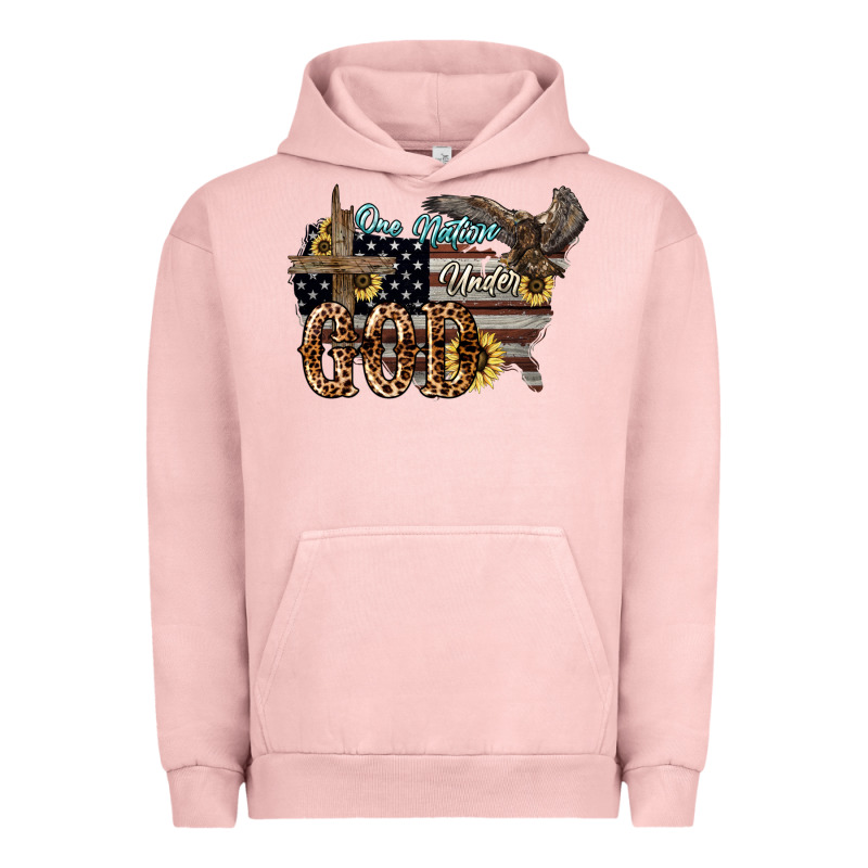One Nation Under God 4th Of July Urban Hoodie by HowdyJamesFarm | Teevron
