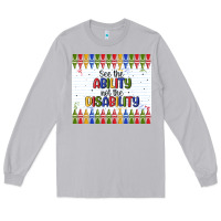 Moon Dust see the ability not the disability Long Sleeve Tee - MaliasSmallBusiness