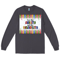 Smoke see the ability not the disability Long Sleeve Tee - MaliasSmallBusiness