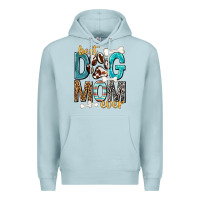 Blue Mist Best Dog Mom Ever Premium Hoodie - texasbilliewilder