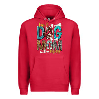 Cardinal Best Dog Mom Ever Premium Hoodie - texasbilliewilder
