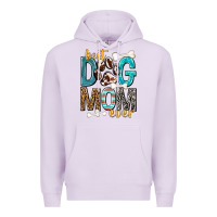 Lilac Best Dog Mom Ever Premium Hoodie - texasbilliewilder