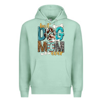 Seafoam Best Dog Mom Ever Premium Hoodie - texasbilliewilder