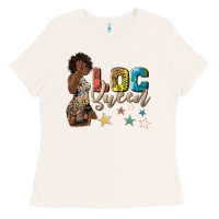Bone afro woman loc queen Ladies Tee - texasbilliewilder