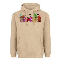 Mushroom Halloween Teacher Heavyweight Hoodie - RanaPortraitStore