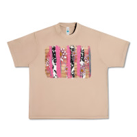 Burro v.d cow and lotus brushstrock Urban Heavy Tee - AdoDesignShop