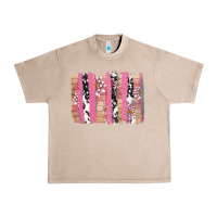 French Oak v.d cow and lotus brushstrock Urban Heavy Tee - AdoDesignShop