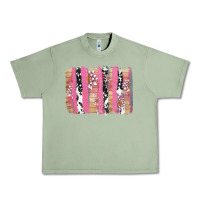 Oil Green v.d cow and lotus brushstrock Urban Heavy Tee - AdoDesignShop