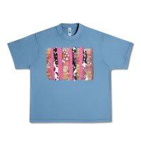Pebble Blue v.d cow and lotus brushstrock Urban Heavy Tee - AdoDesignShop
