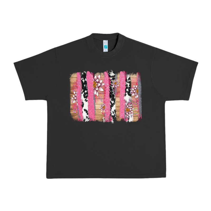 V.d Cow And Lotus Brushstrock Urban Heavy Tee by AdoDesignShop | Teevron