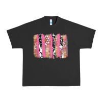 Pigment Black v.d cow and lotus brushstrock Urban Heavy Tee - AdoDesignShop