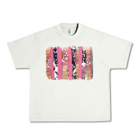 Pistachio v.d cow and lotus brushstrock Urban Heavy Tee - AdoDesignShop