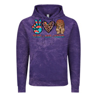 Cloud Purple peace love easter Vintage Hoodie - JahusDesignShop