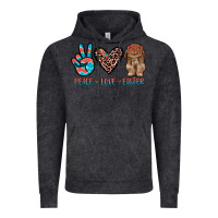 Vintage Black peace love easter Vintage Hoodie - JahusDesignShop