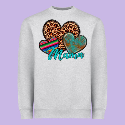 Hearts Mama Heavyweight Sweatshirt Designed By Artiststas