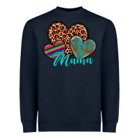Navy hearts mama Heavyweight Sweatshirt - Artiststas