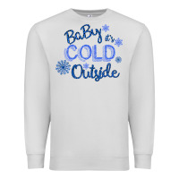 Dove Grey Baby It s Cold Outside Premium Sweatshirt - Bettercallsaul