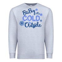 Heather Grey Baby It s Cold Outside Premium Sweatshirt - Bettercallsaul