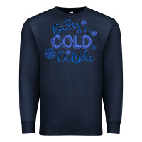 Navy Baby It s Cold Outside Premium Sweatshirt - Bettercallsaul