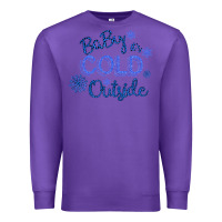 Purple Baby It s Cold Outside Premium Sweatshirt - Bettercallsaul