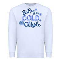 White Baby It s Cold Outside Premium Sweatshirt - Bettercallsaul