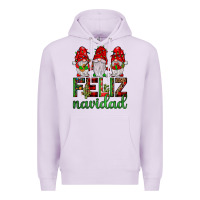 Lilac feliz navidad gnomies Premium Hoodie - JahusDesignShop