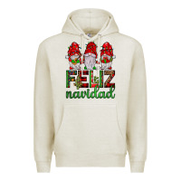 Oatmeal Heather feliz navidad gnomies Premium Hoodie - JahusDesignShop