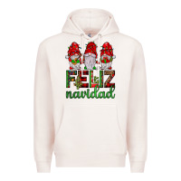 Pale Pink feliz navidad gnomies Premium Hoodie - JahusDesignShop