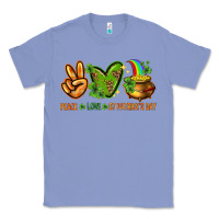 Colony Blue peace love st patricks day Classic Tee - NancyCooperArtShop