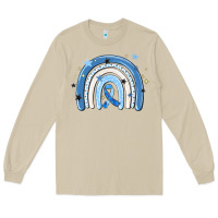 Mushroom in april wear blue autism awareness Long Sleeve Tee - MaliasSmallBusiness