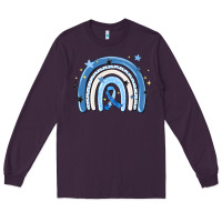 Plum in april wear blue autism awareness Long Sleeve Tee - MaliasSmallBusiness