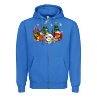 True Royal christmas Zipper Hoodie - MaliasSmallBusiness