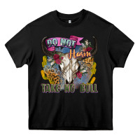 Black do not harm take no bull cow skull Heavy Core Tee - Zillion Design Studio